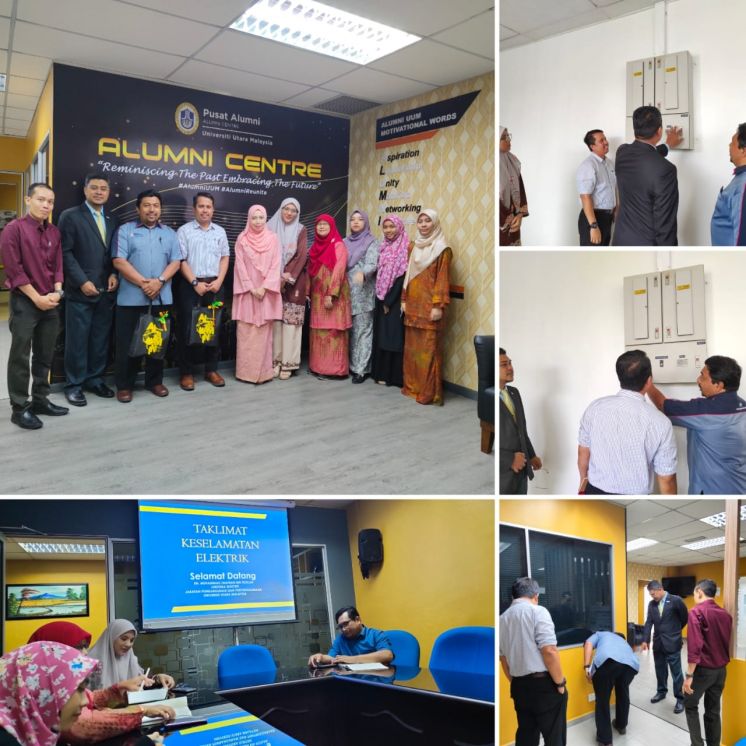 PUSAT ALUMNI BERI PENDEDAHAN TENTANG PENDAWAIAN ELEKTRIK KEPADA STAF