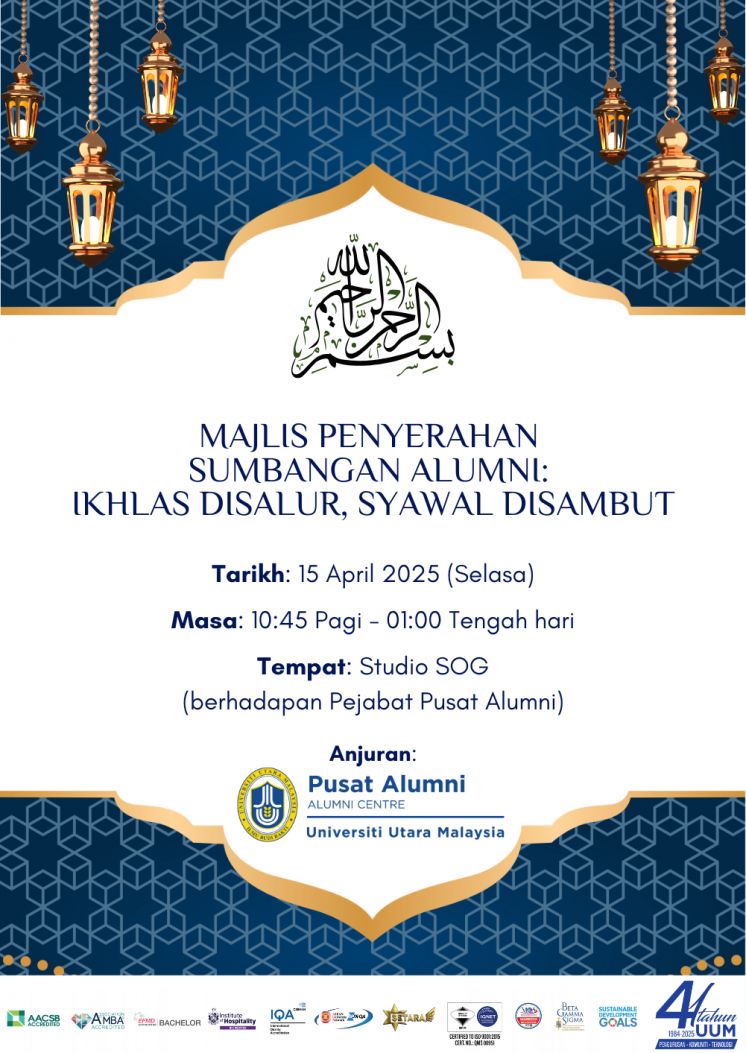 Majlis Penyerahan Sumbangan Alumni: Ikhlas Disalur, Syawal Disambut