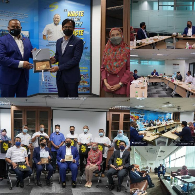 12 ORANG ALUMNI DI DALAM PENGURUSAN KDEB WASTE MANAGEMENT SUATU KEBANGGAAN